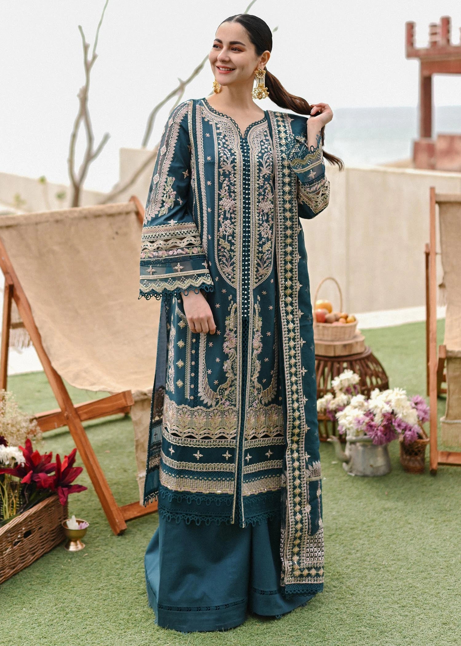 QALAMKAR LUXURY LAWN (Zahra)