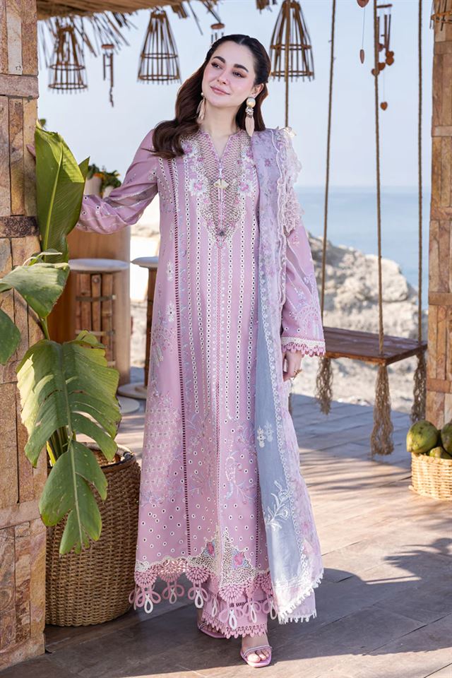 QALAMKAR SAHIL KINARE LUXURY LAWN24  (FP-10 LINA)