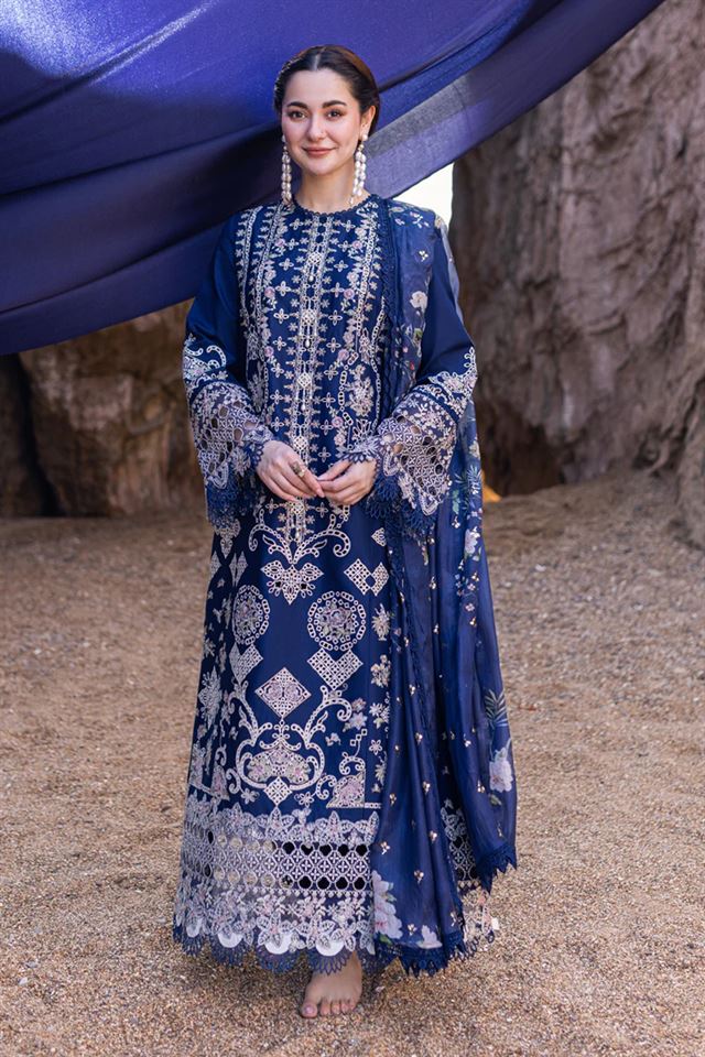 QALAMKAR SAHIL KINARE LUXURY LAWN24  (FP-06 MIRAY)