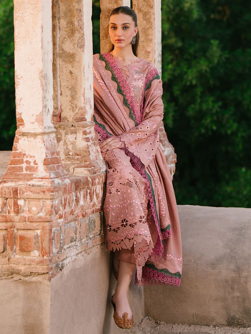 BIN ILYAS THREE PC LUXURY UNSTITCHED