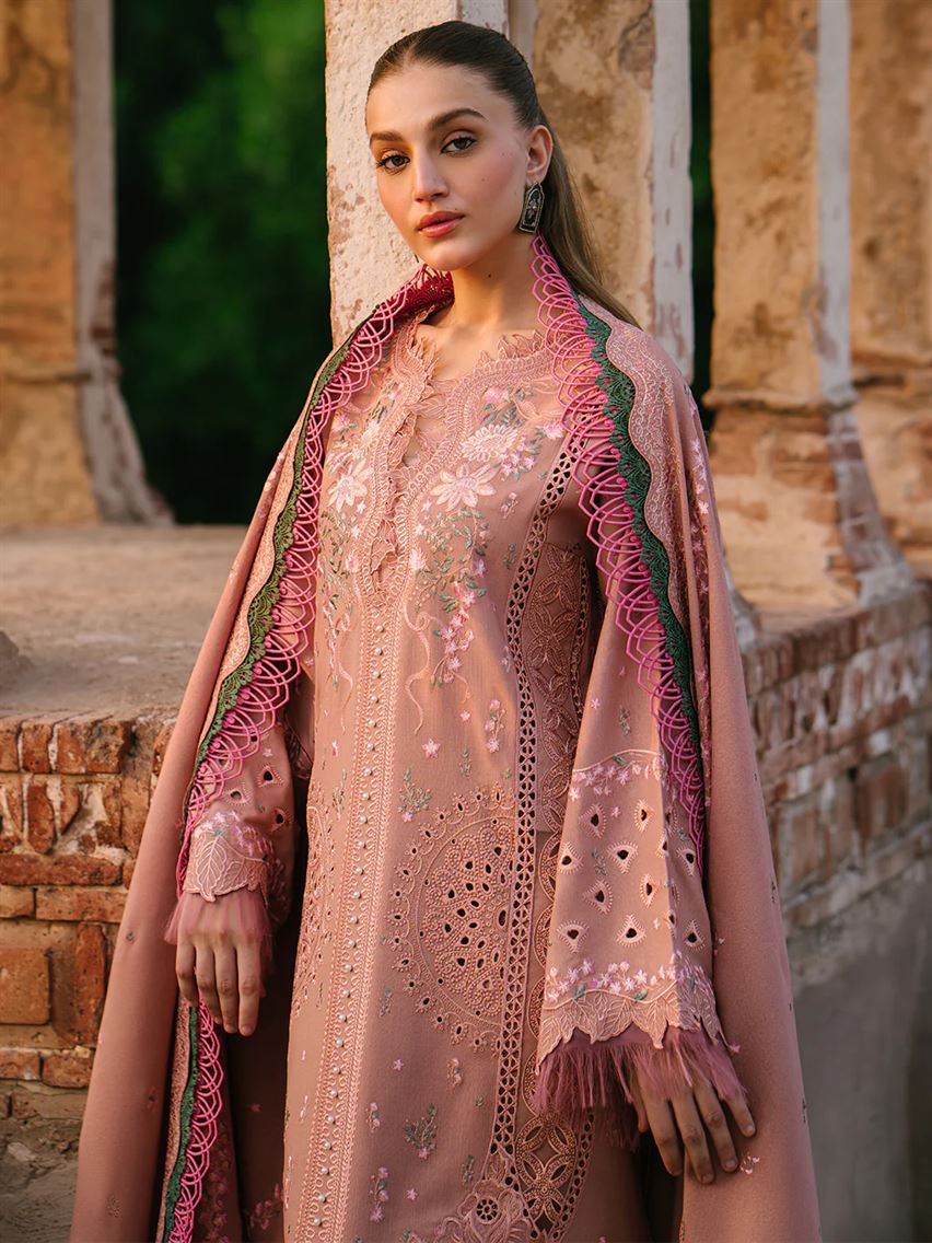 BIN ILYAS THREE PC LUXURY UNSTITCHED