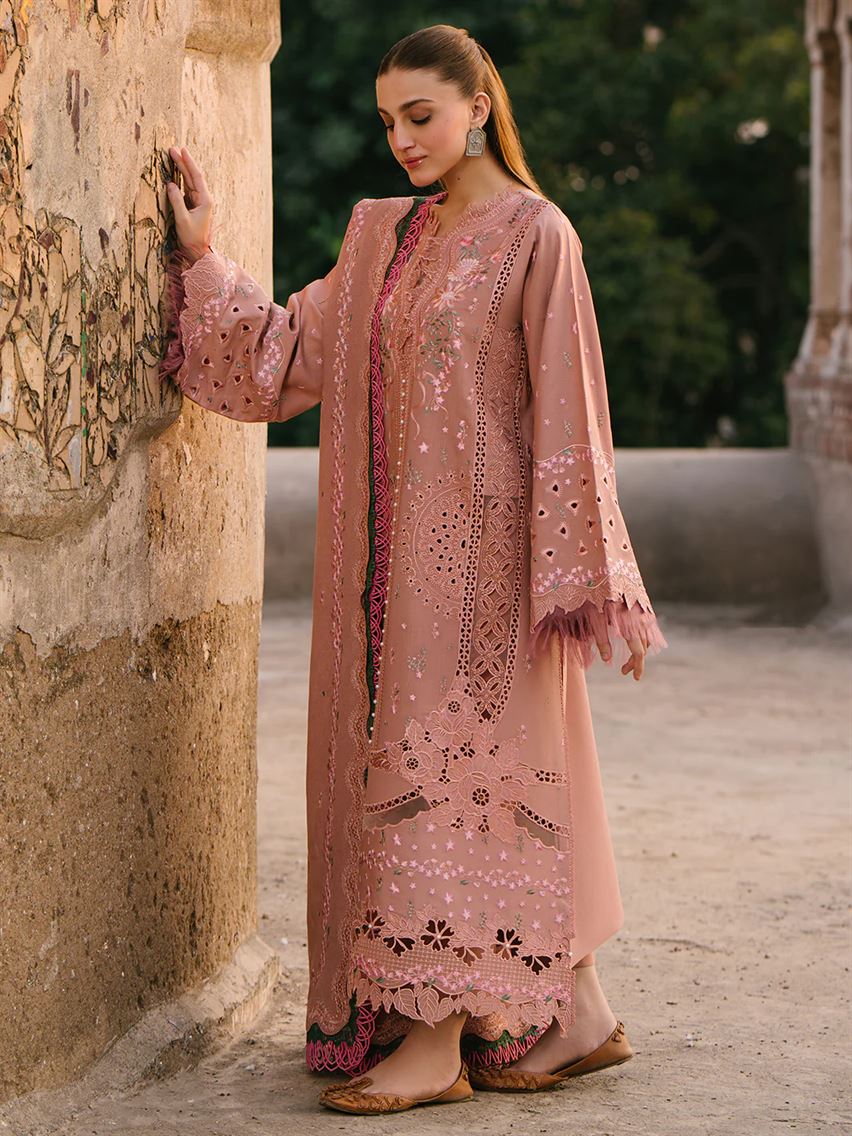 BIN ILYAS THREE PC LUXURY UNSTITCHED