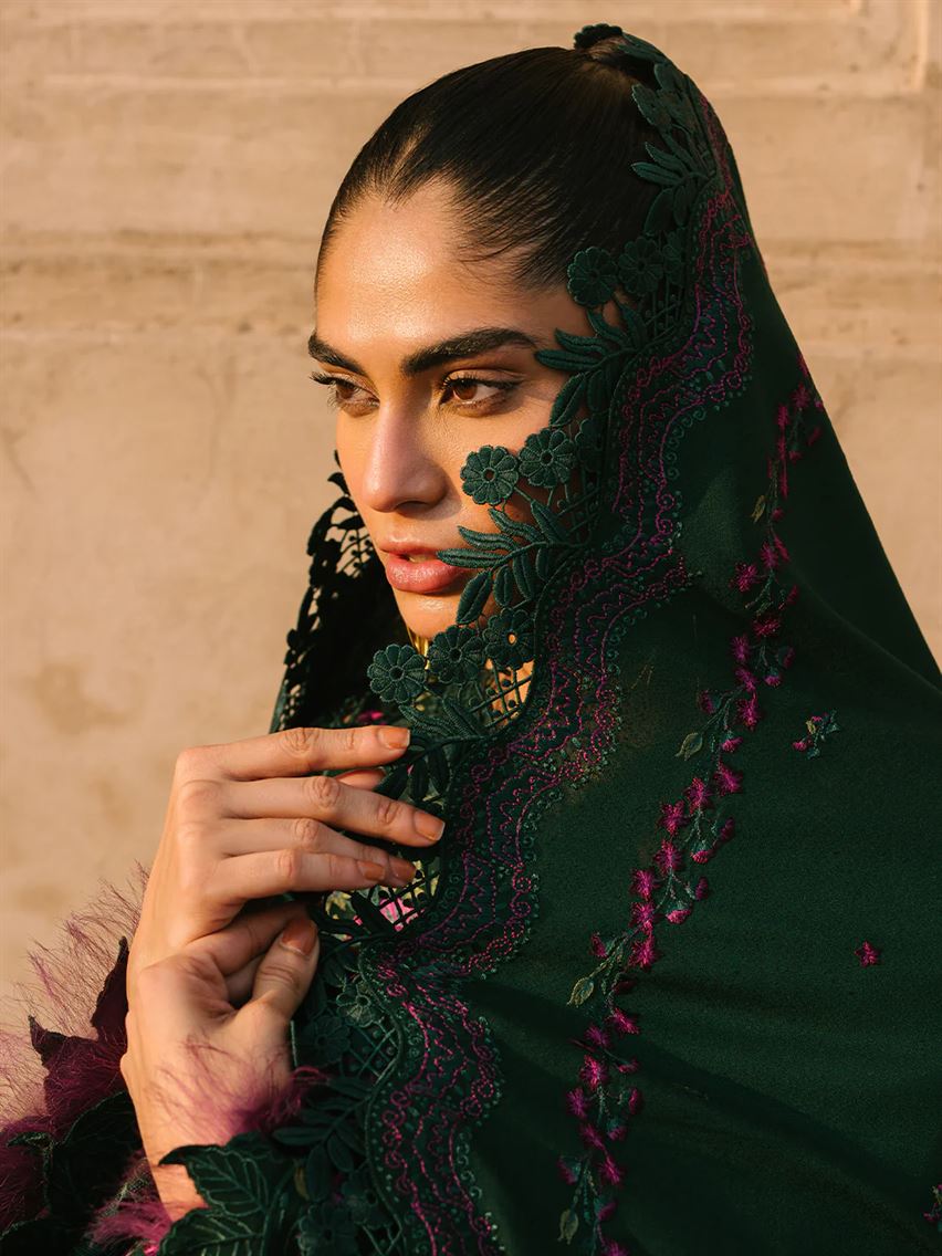 BIN ILYAS THREE PC LUXURY UNSTITCHED