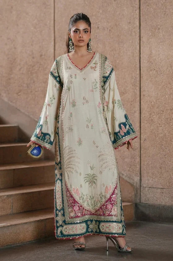 ETHNC KAFTAN EMBROIDERED SILK COLLECTION