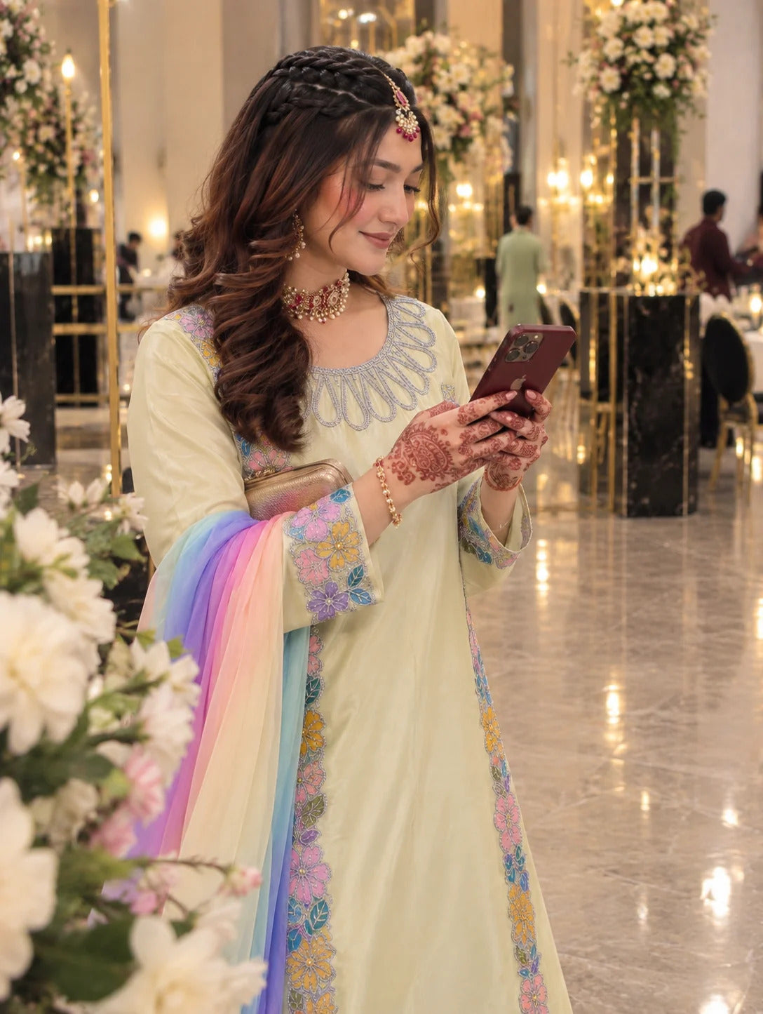 GHOSUIA COLLECTION KAFTAN EMBROIDERED SILK COLLECTION