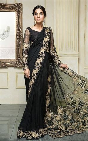 Maria B – Mbroidered Collection (BLACK GOLD)