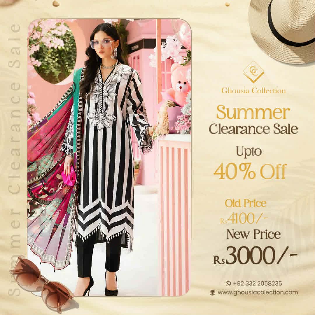MARIA B  SWISS LAWN COLLECTION