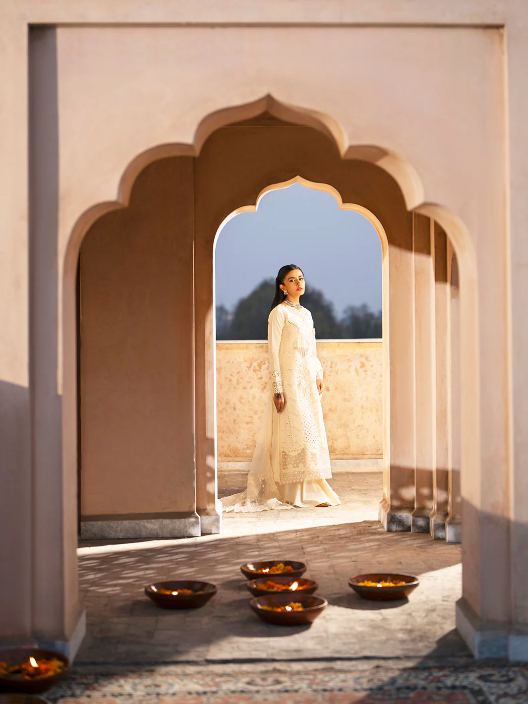 BIN ILYAS THREE PC LUXURY UNSTITCHED