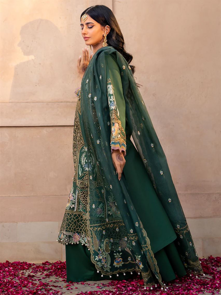 BIN ILYAS THREE PC LUXURY UNSTITCHED