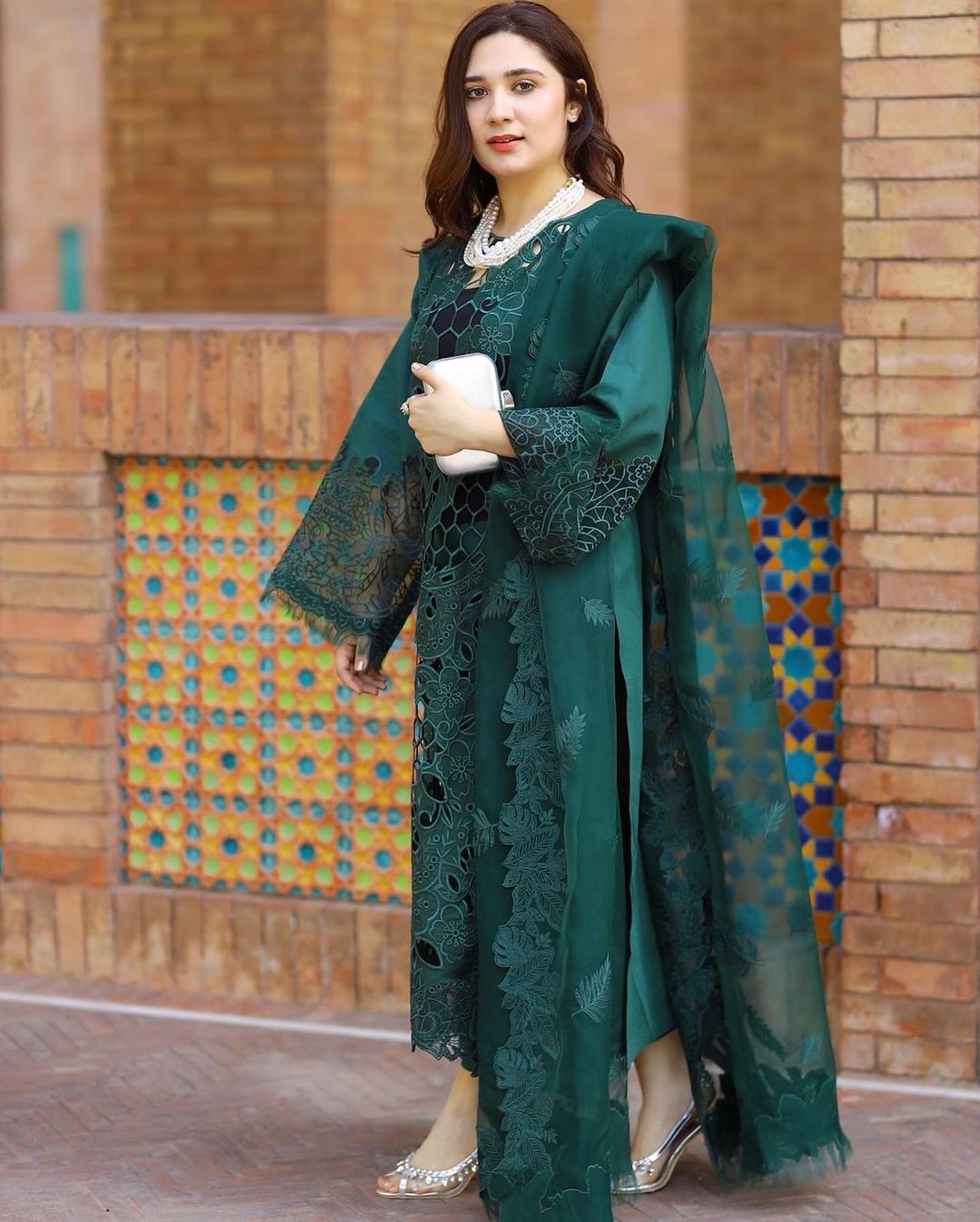 BIN ILYAS THREE PC LUXURY UNSTITCHED