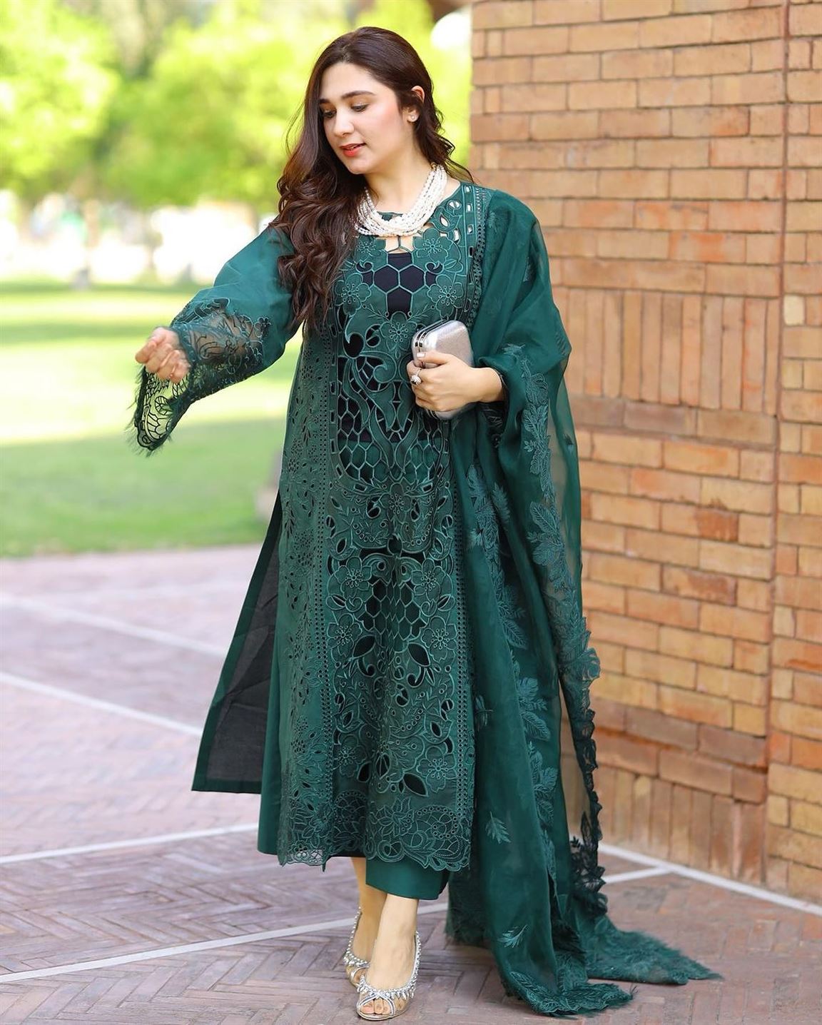 BIN ILYAS THREE PC LUXURY UNSTITCHED