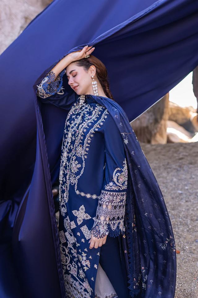 QALAMKAR SAHIL KINARE LUXURY LAWN24  (FP-06 MIRAY)