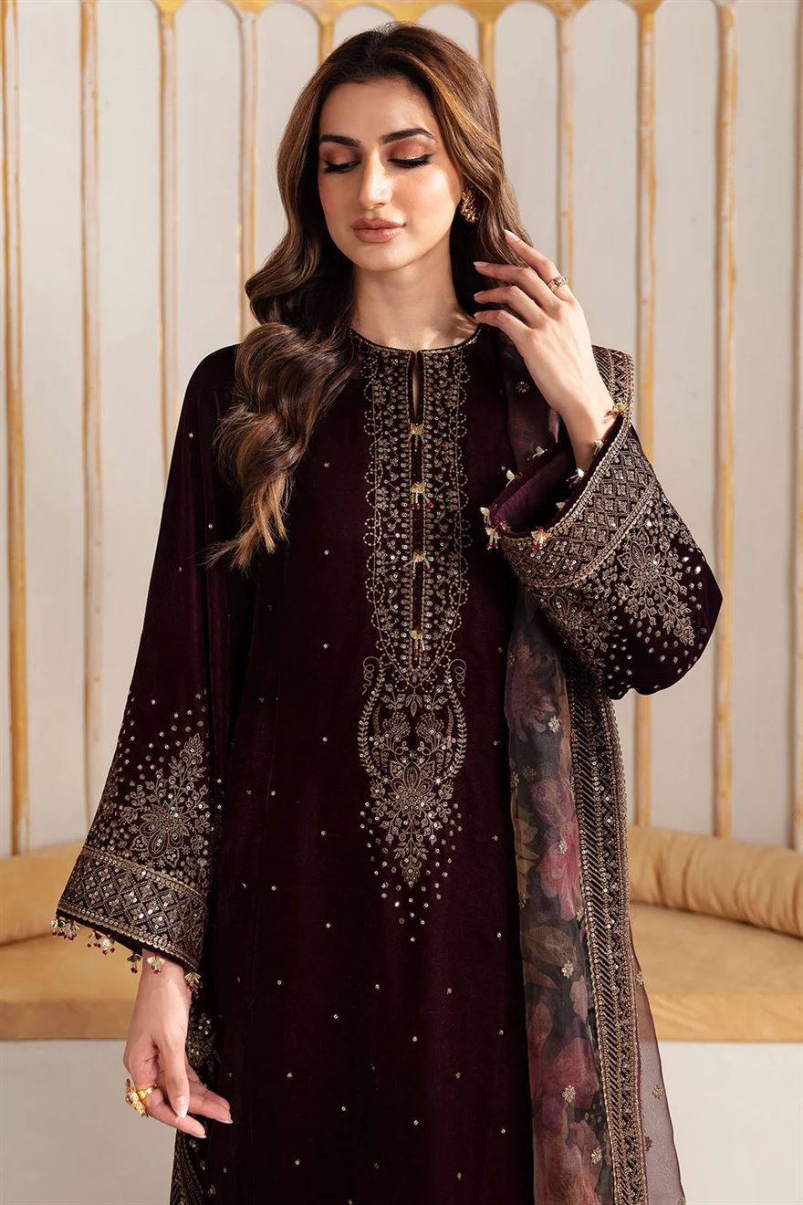JAZMIN EMBROIDERED VELVET COLLECTION