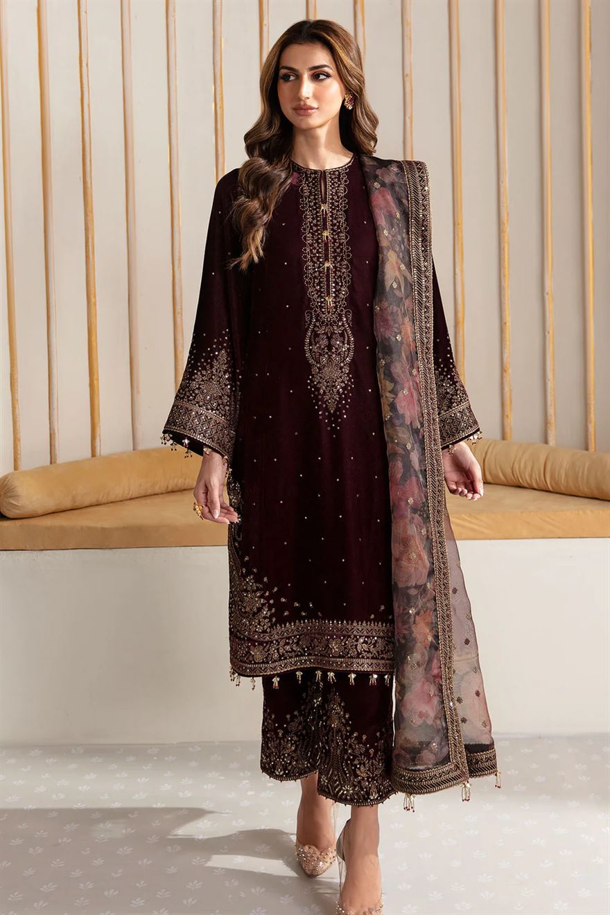 JAZMIN EMBROIDERED VELVET COLLECTION