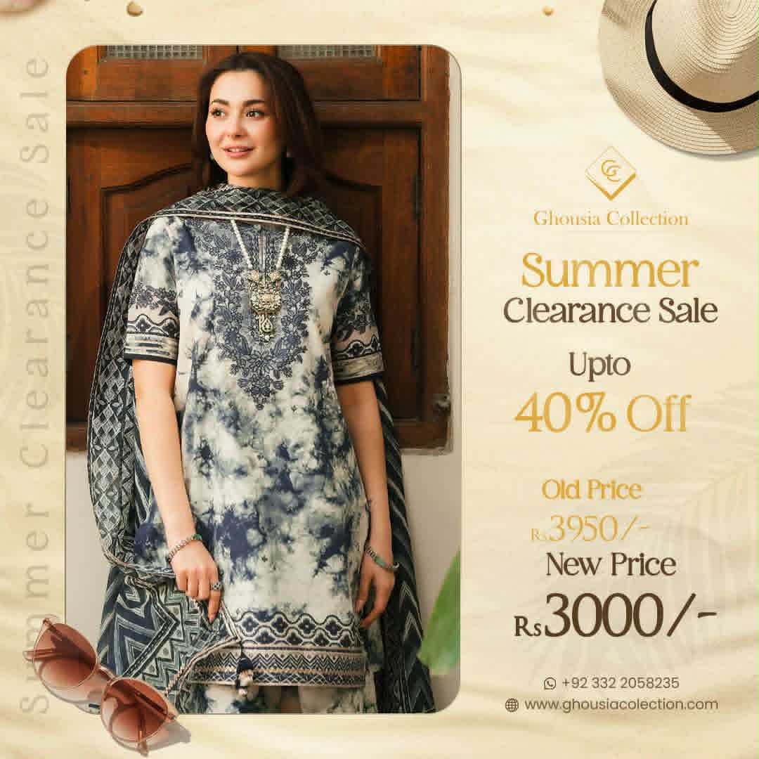 SAPPHIRE LUXURY LAWN UNSTITCH