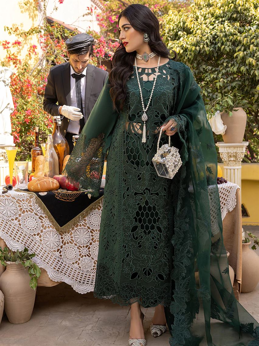 BIN ILYAS THREE PC LUXURY UNSTITCHED