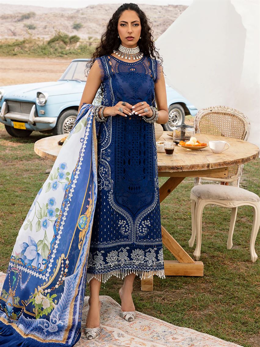 BIN ILYAS THREE PC LUXURY UNSTITCHED