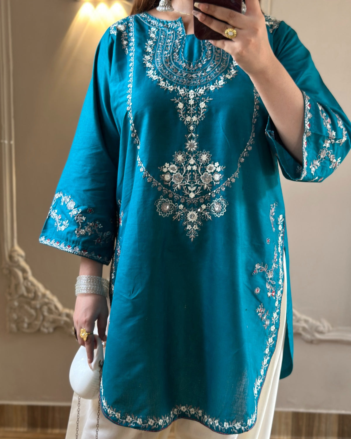 GHOSUIA COLLECTION KAFTAN EMBROIDERED SILK COLLECTION
