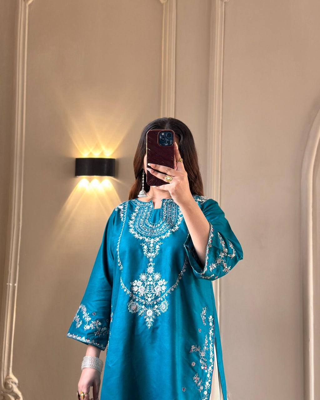 GHOSUIA COLLECTION KAFTAN EMBROIDERED SILK COLLECTION