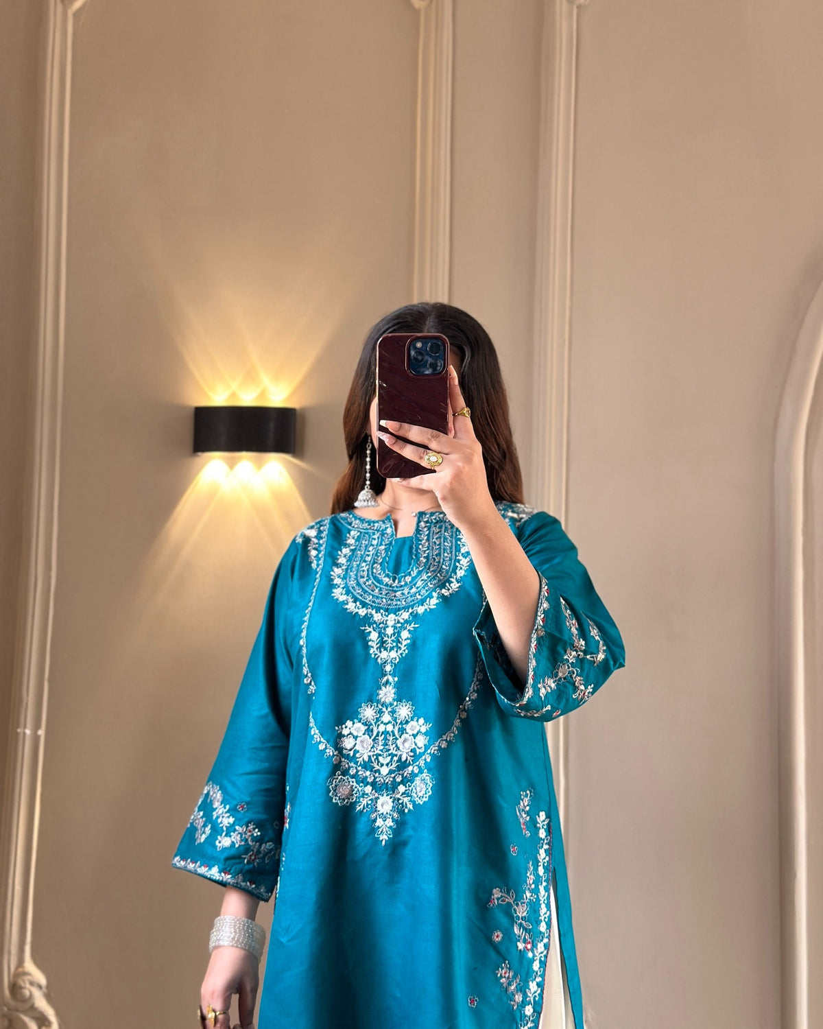 GHOSUIA COLLECTION KAFTAN EMBROIDERED SILK COLLECTION