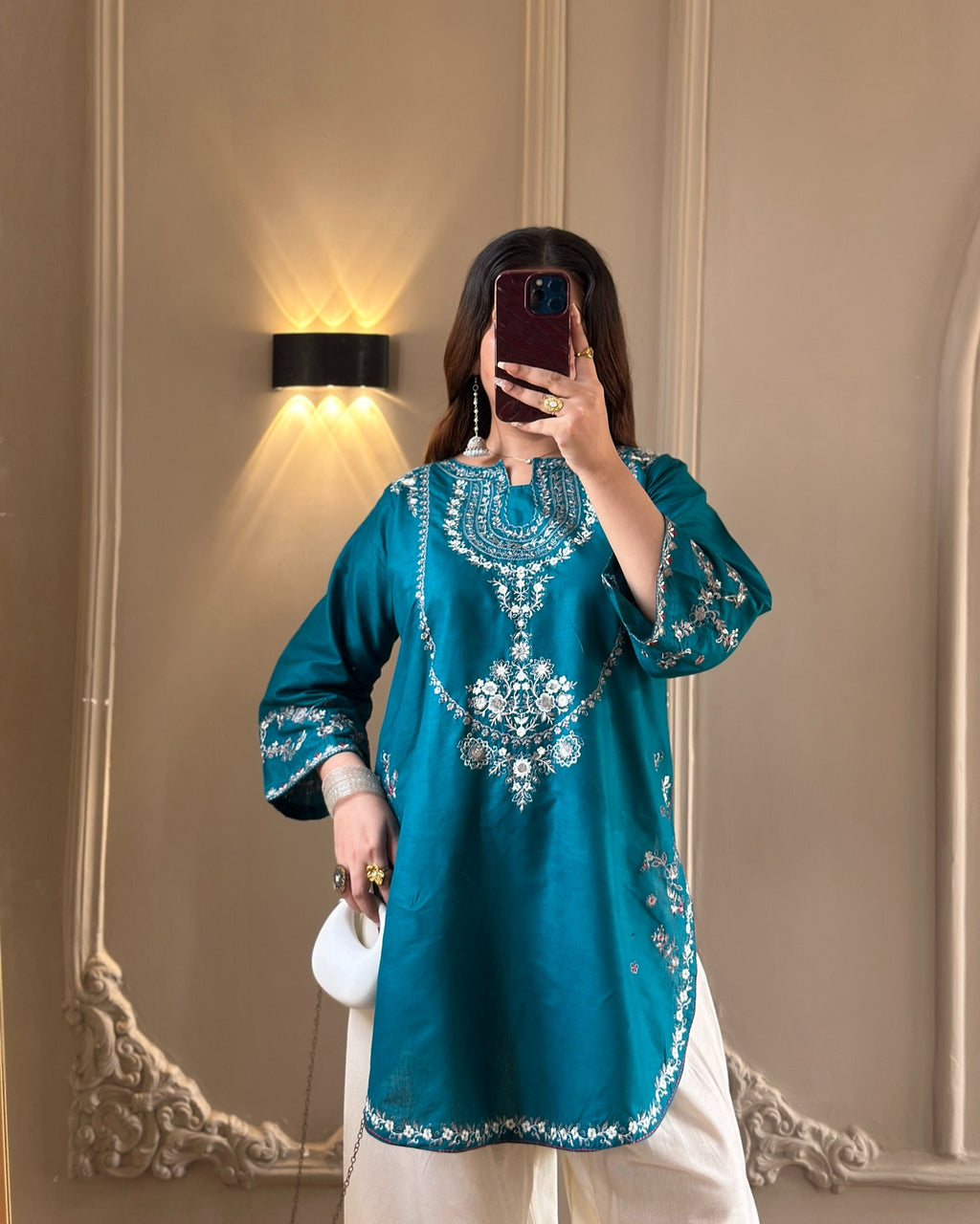 GHOSUIA COLLECTION KAFTAN EMBROIDERED SILK COLLECTION
