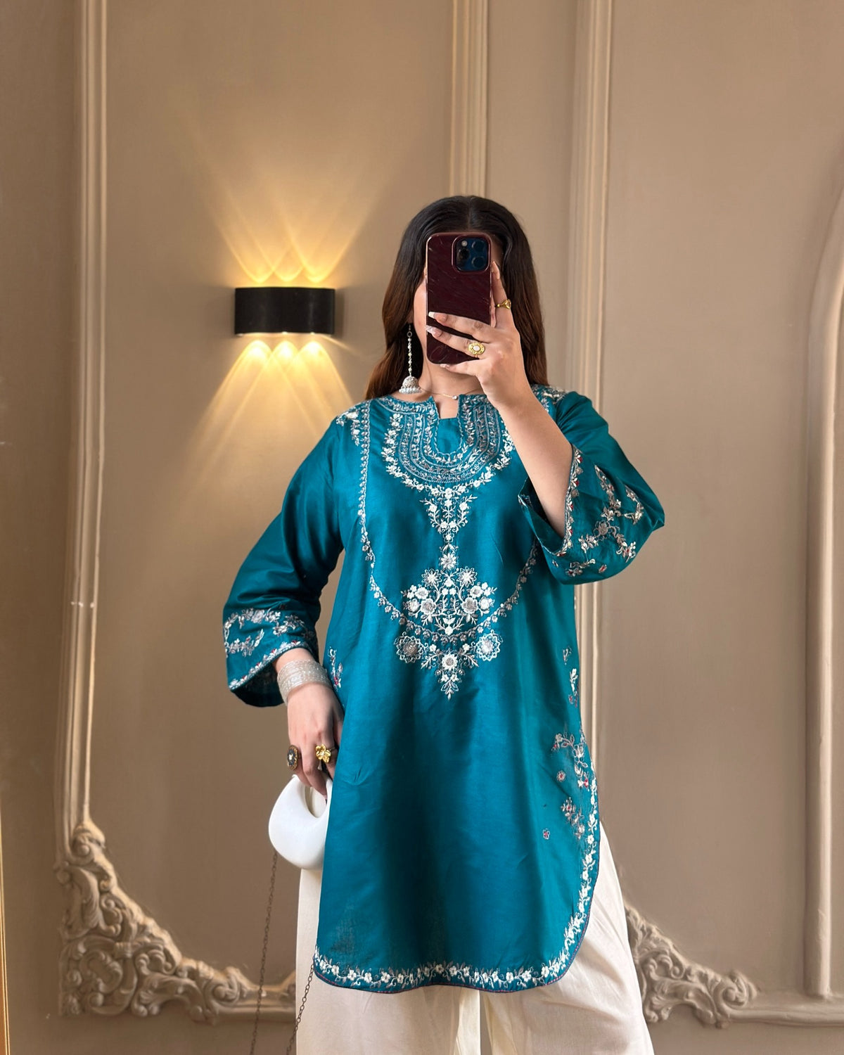 GHOSUIA COLLECTION KAFTAN EMBROIDERED SILK COLLECTION