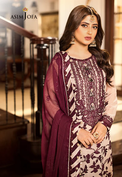 ASIM JOFA CHIFFION WEDDING  COLLECTION