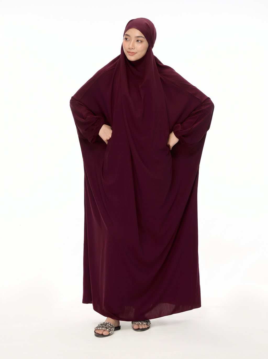 Premium Namaz Chaddar – Maroon