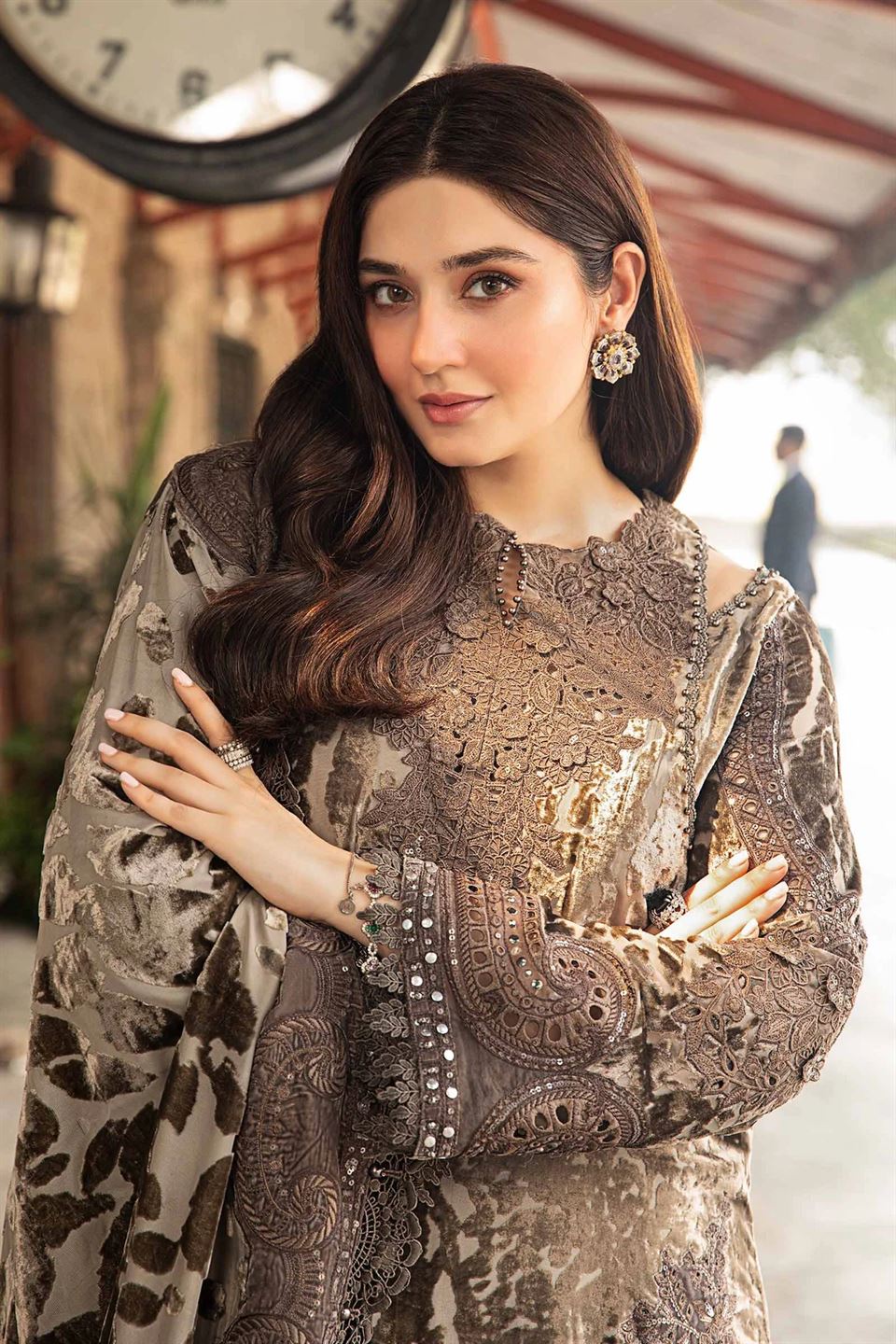 MARIA B EMBROIDERED VELVET COLLECTION