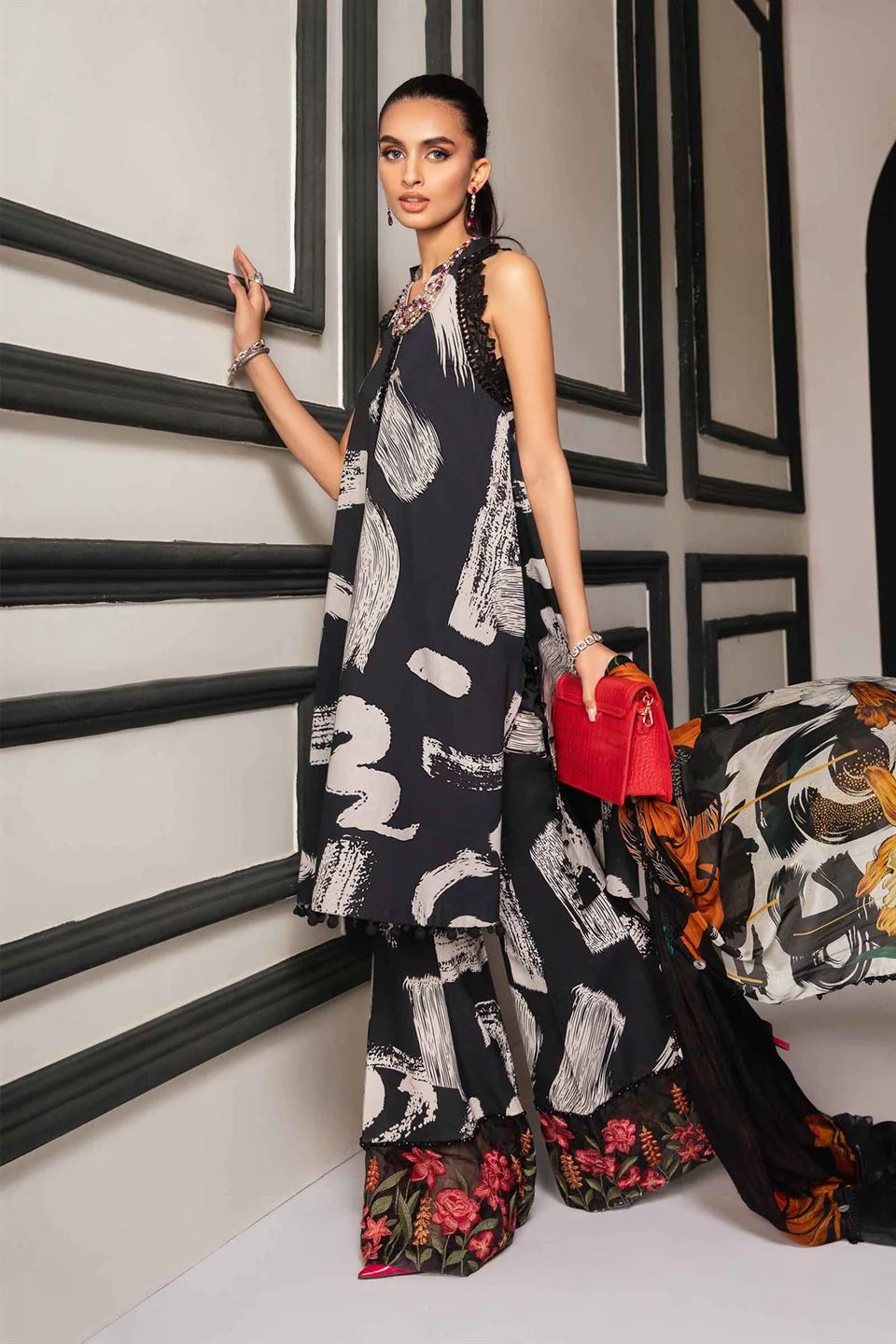 MARIA B (M.PRINT) LAWN UNSTITCHD