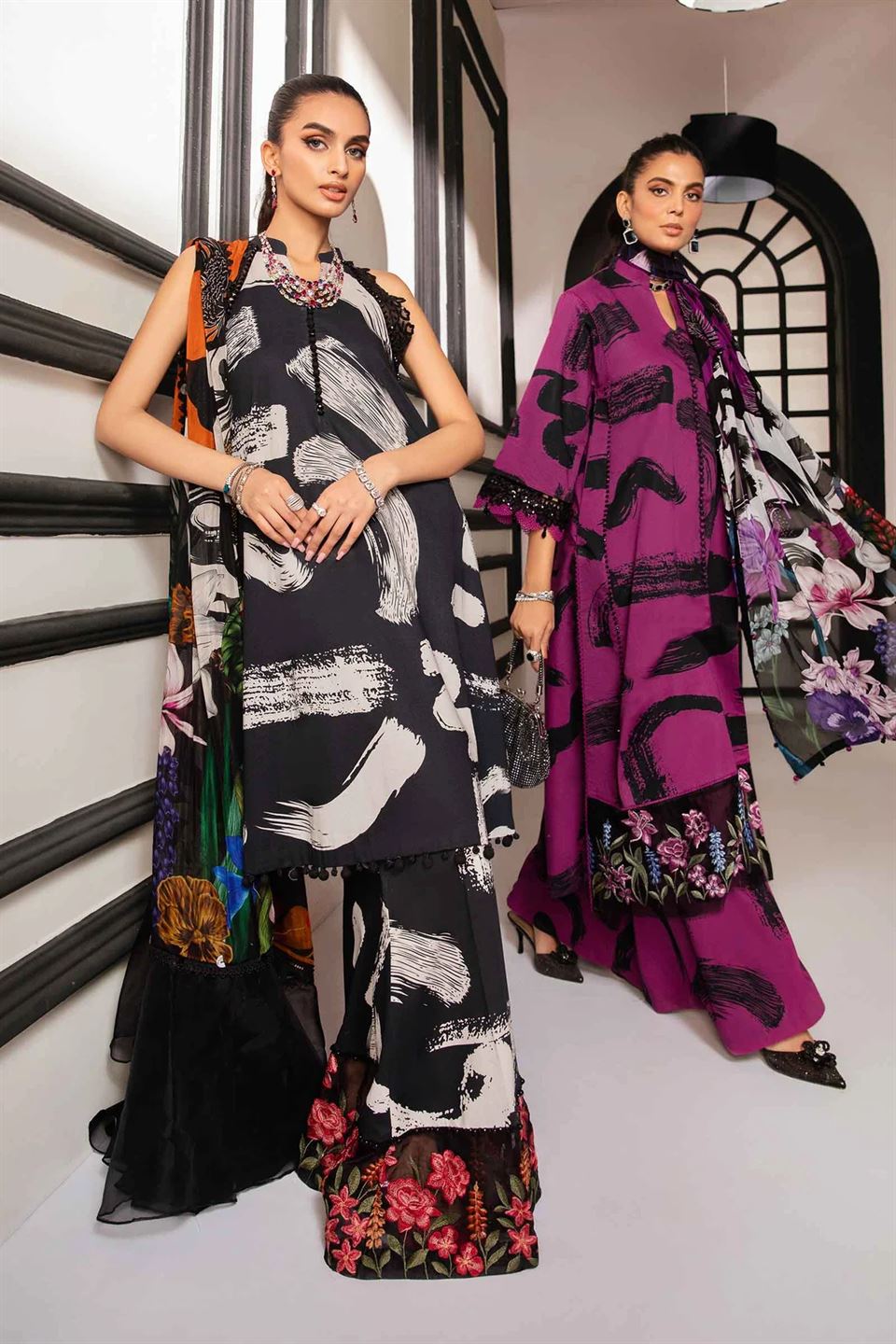MARIA B (M.PRINT) LAWN UNSTITCHD