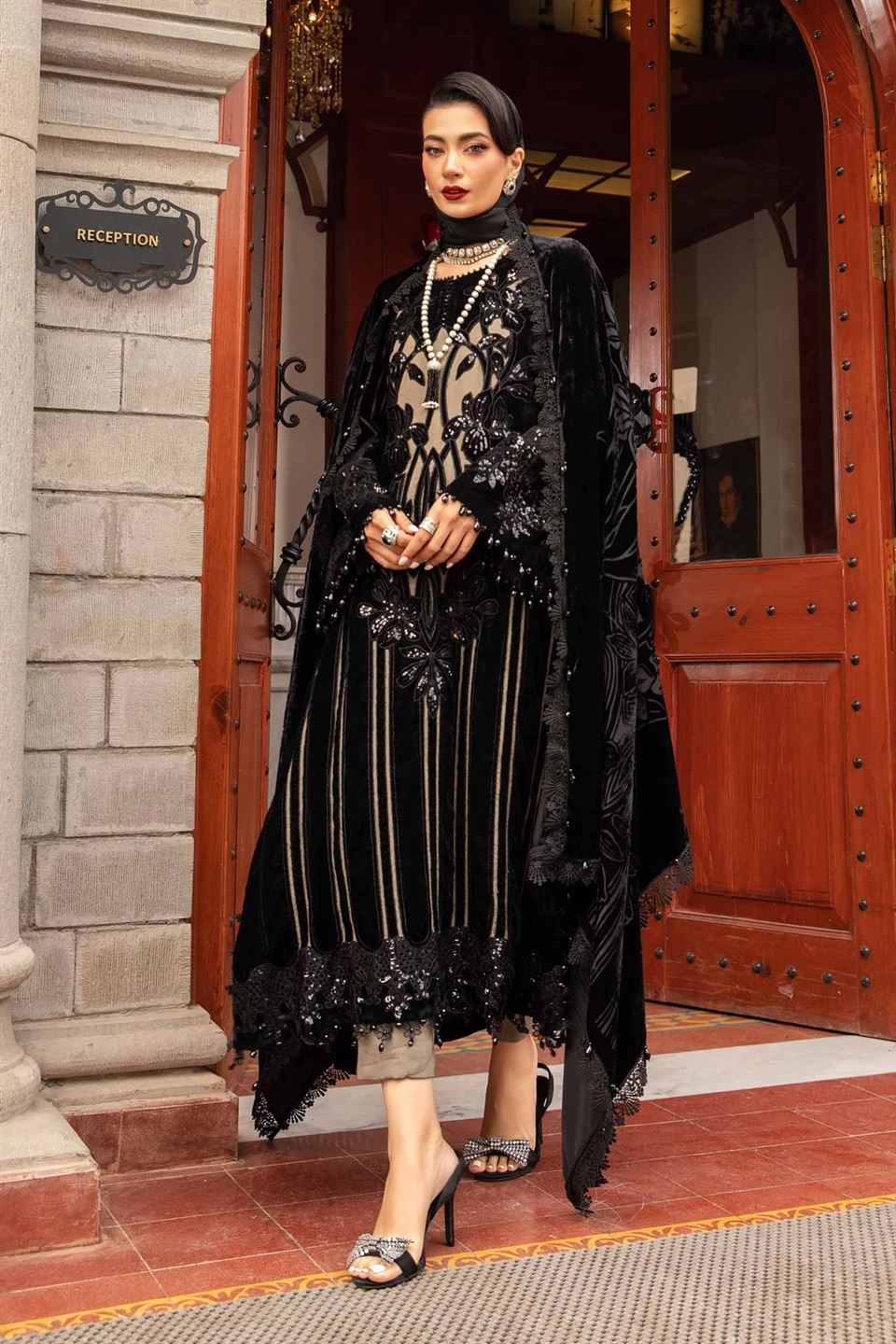 MARIA.B  EMBROIDERED VELVET COLLECTION
