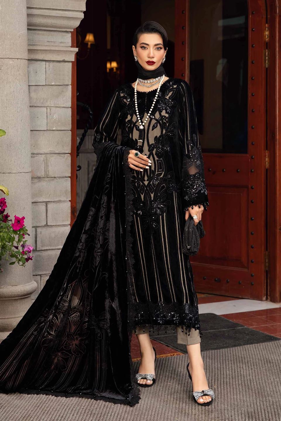 MARIA.B  EMBROIDERED VELVET COLLECTION