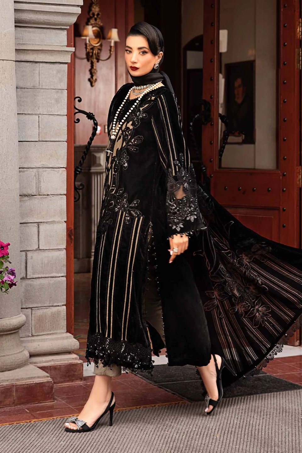 MARIA.B  EMBROIDERED VELVET COLLECTION