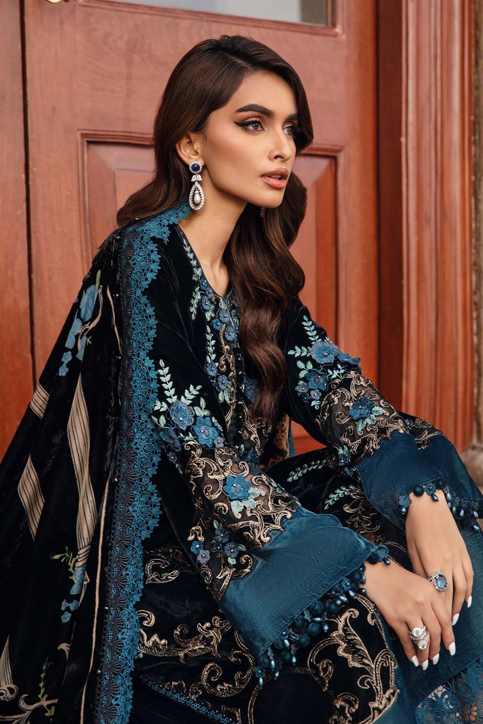 MARIA B EMBROIDERED VELVET COLLECTION