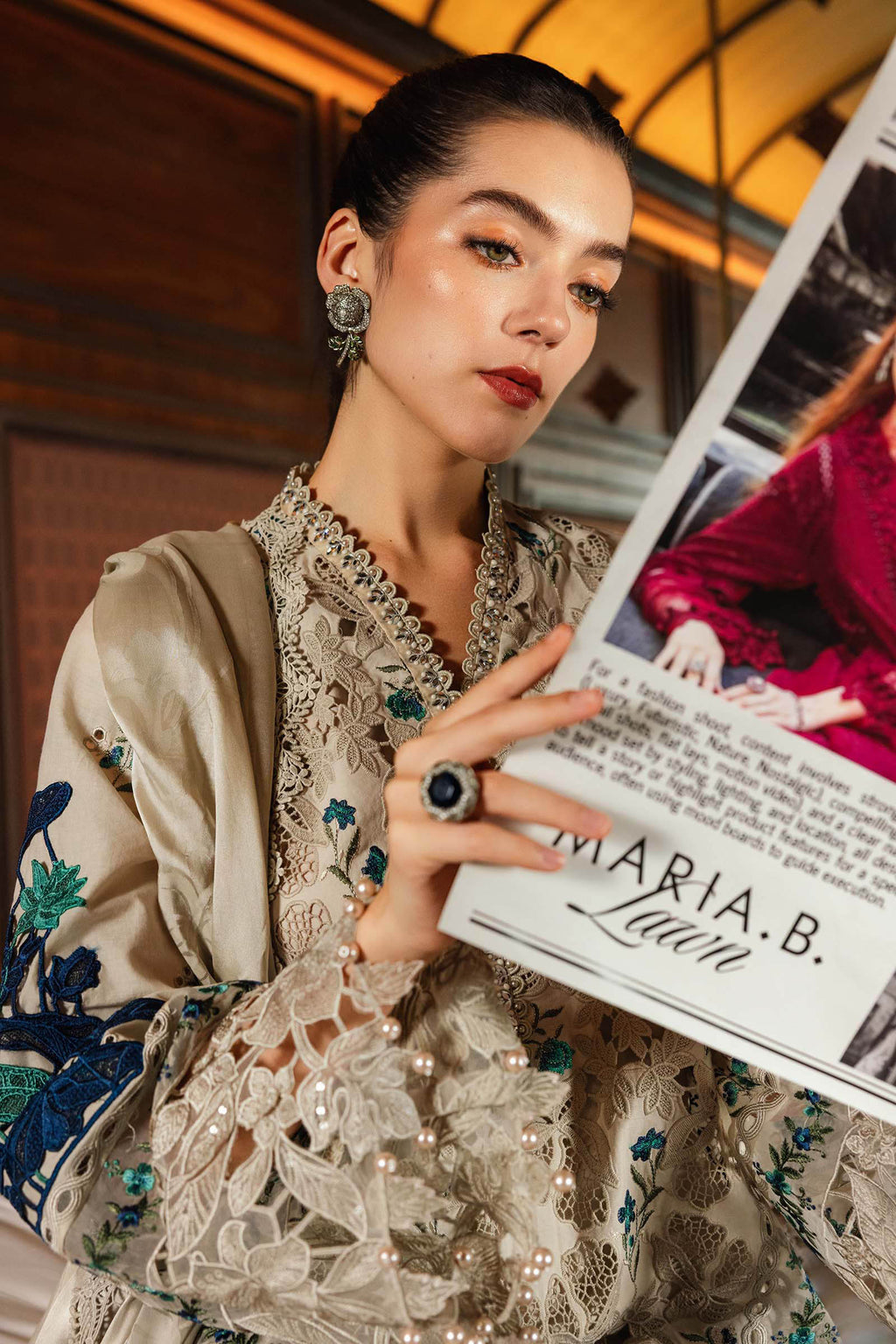 MARIA B LUXURY LAWN UNSTITCH