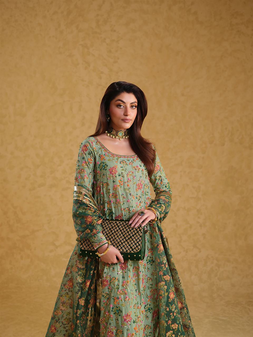 NEELO'S RAW SILK COLLECTION (MEERAS -Clutch)