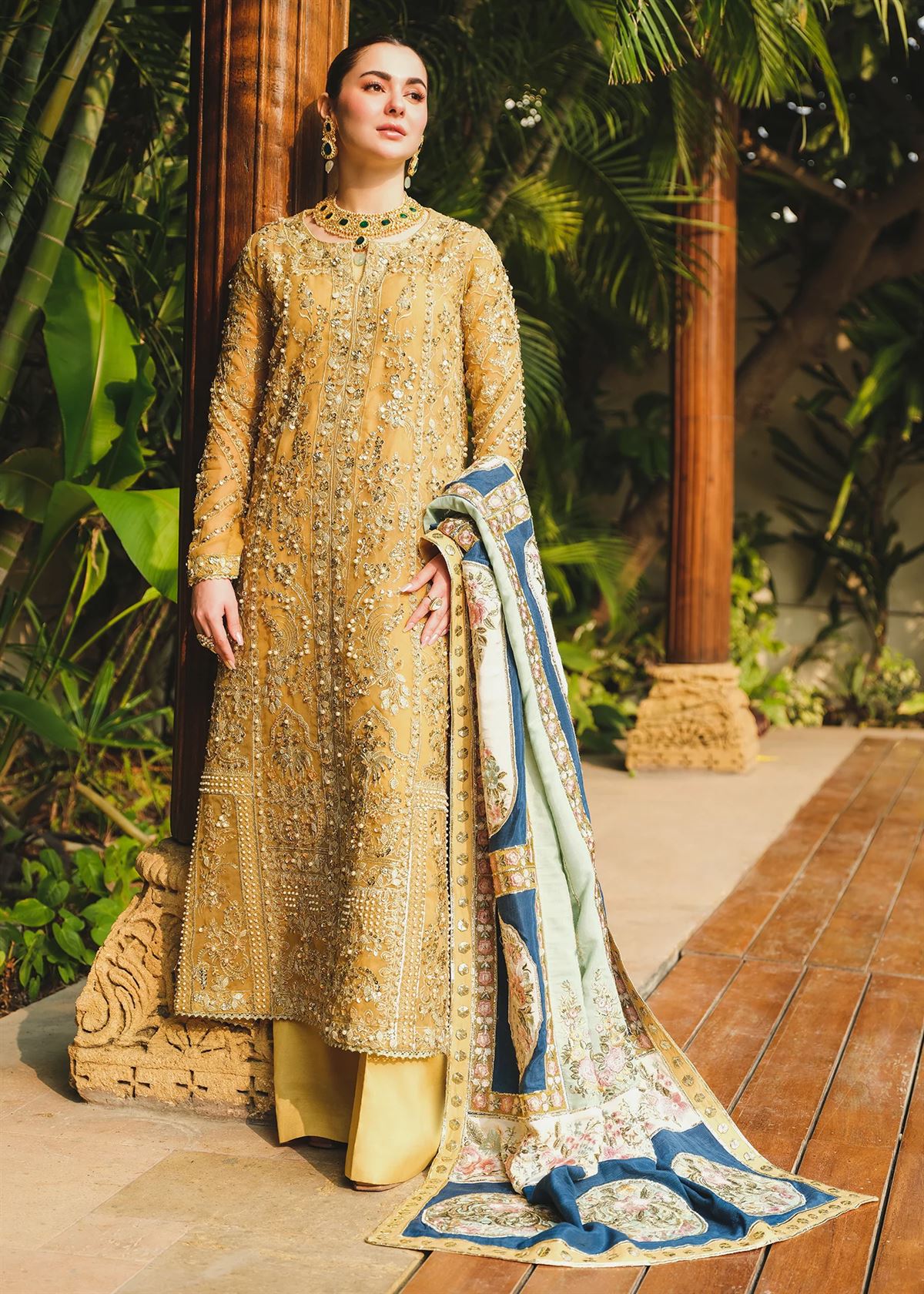 SAIRA SHAKIRA LUXURY COLLECTION(Marigold)
