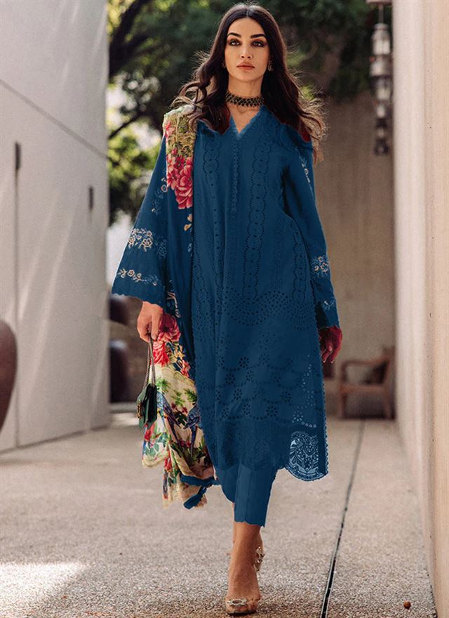 SAIRA RIZWAN LUXURY UNSTITCH'24 - SUMMER LAWN