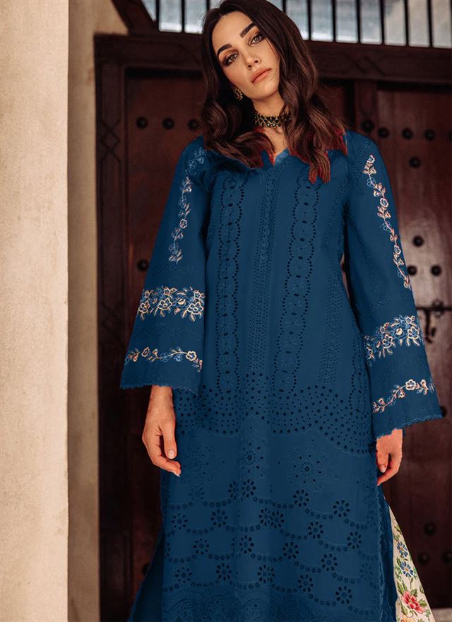 SAIRA RIZWAN LUXURY UNSTITCH'24 - SUMMER LAWN