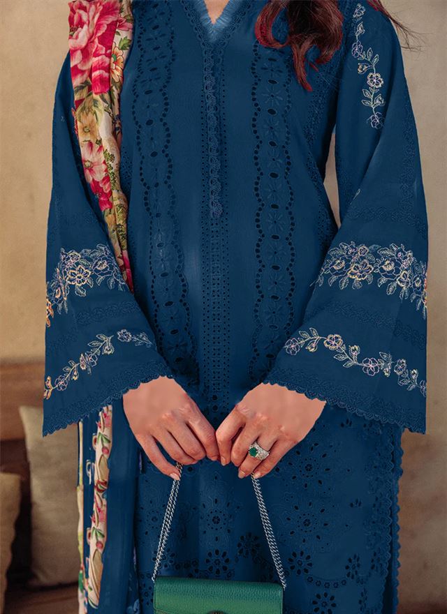 SAIRA RIZWAN LUXURY UNSTITCH'24 - SUMMER LAWN