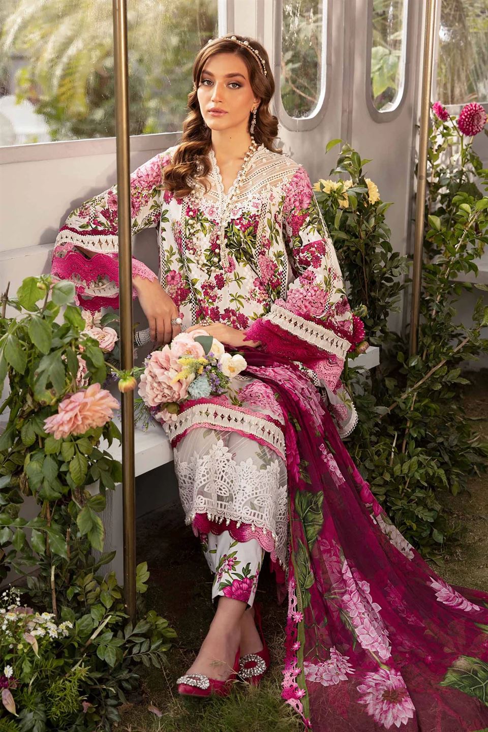 MARIA B LAWN UNSTITCH'24