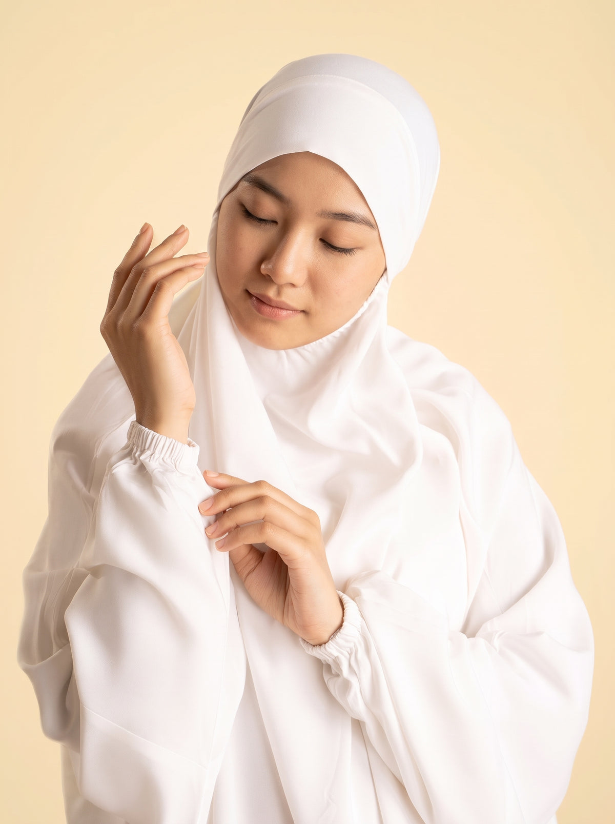 Premium Namaz Chaddar – White