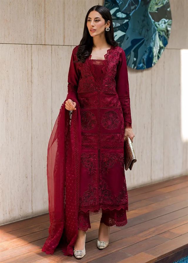 SAIRASHAKIRA LUXURY LAWN (ROUGE)