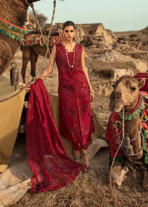 SAIRASHAKIRA LUXURY LAWN (ROUGE)