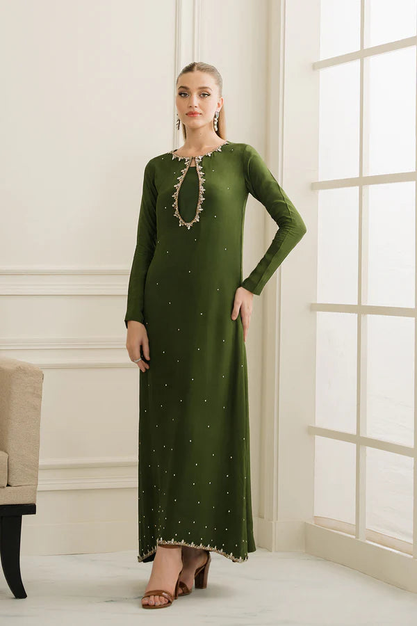 lulusar green dress Maser Long Lulusar