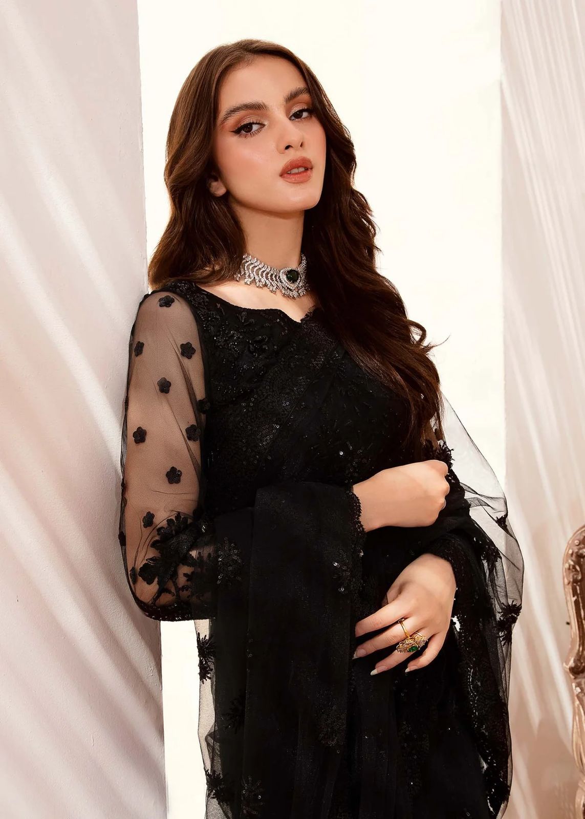 SHIZZA KHAN LUXURY SAREE WEDDING FORMALS