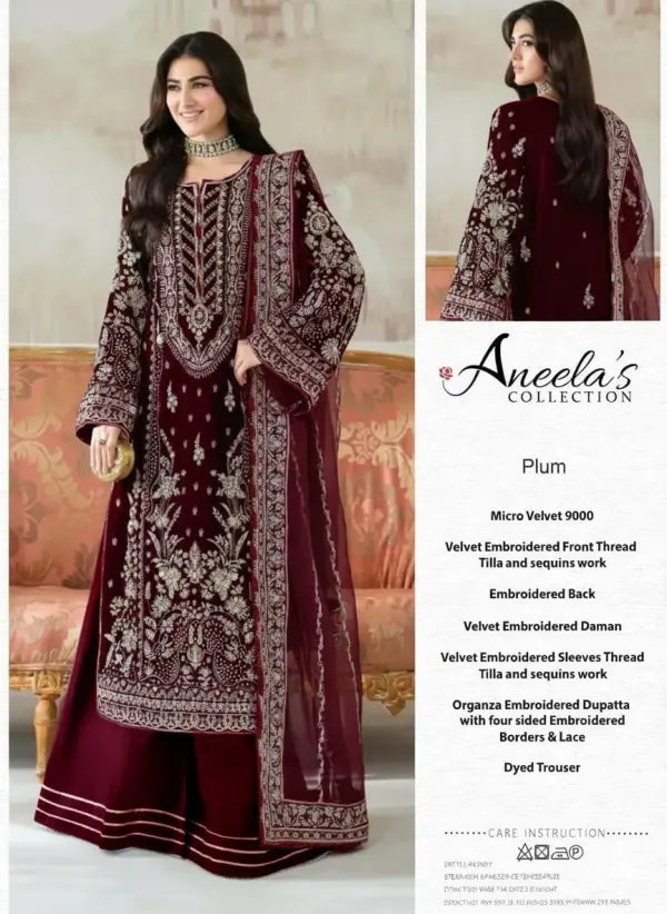 ANEELA’S LUXURY VELVET COLLECTION
