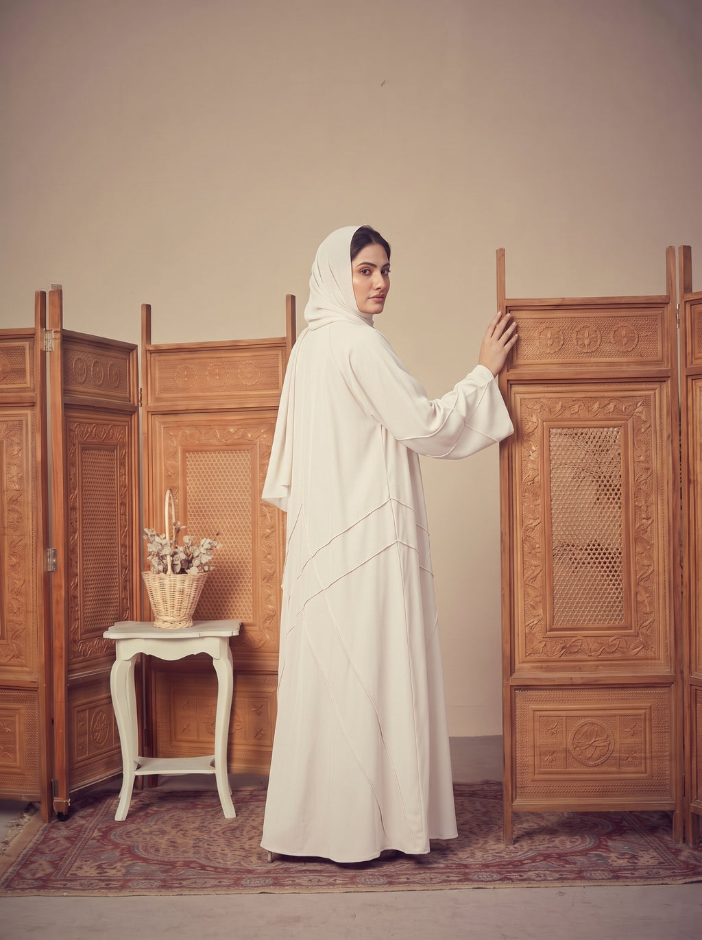 FRONT OPEN CROSS PINTEX ABAYA