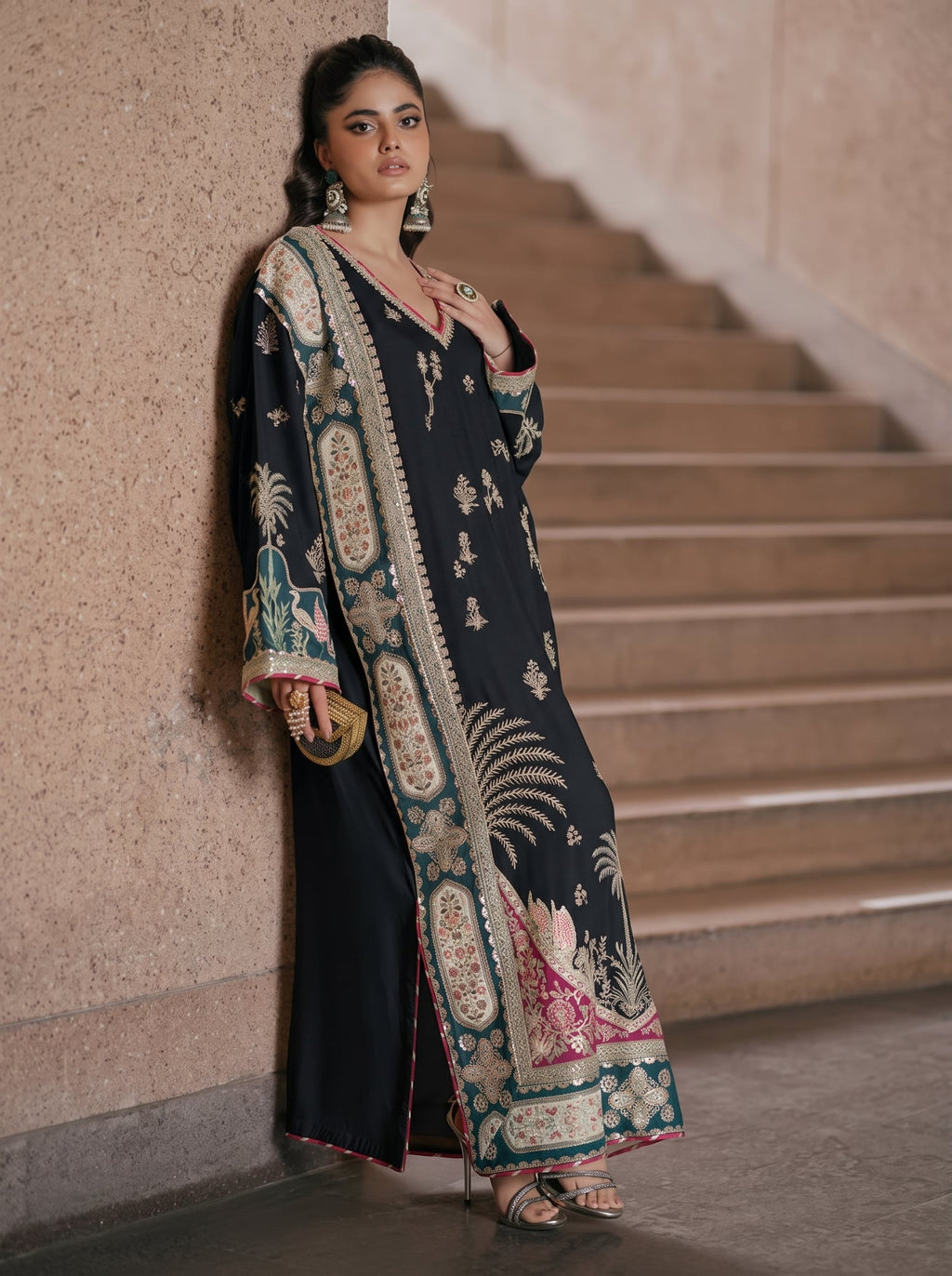 ETHNC LAVA SILK KAFTAN